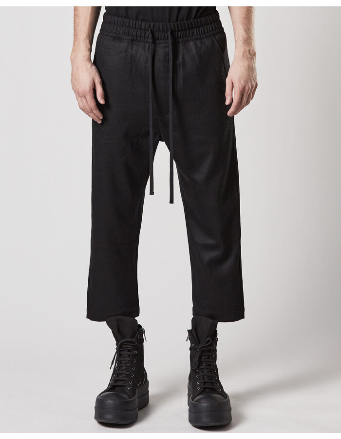 THOM KROM STRETCH WOOL CROPPED TROUSERS