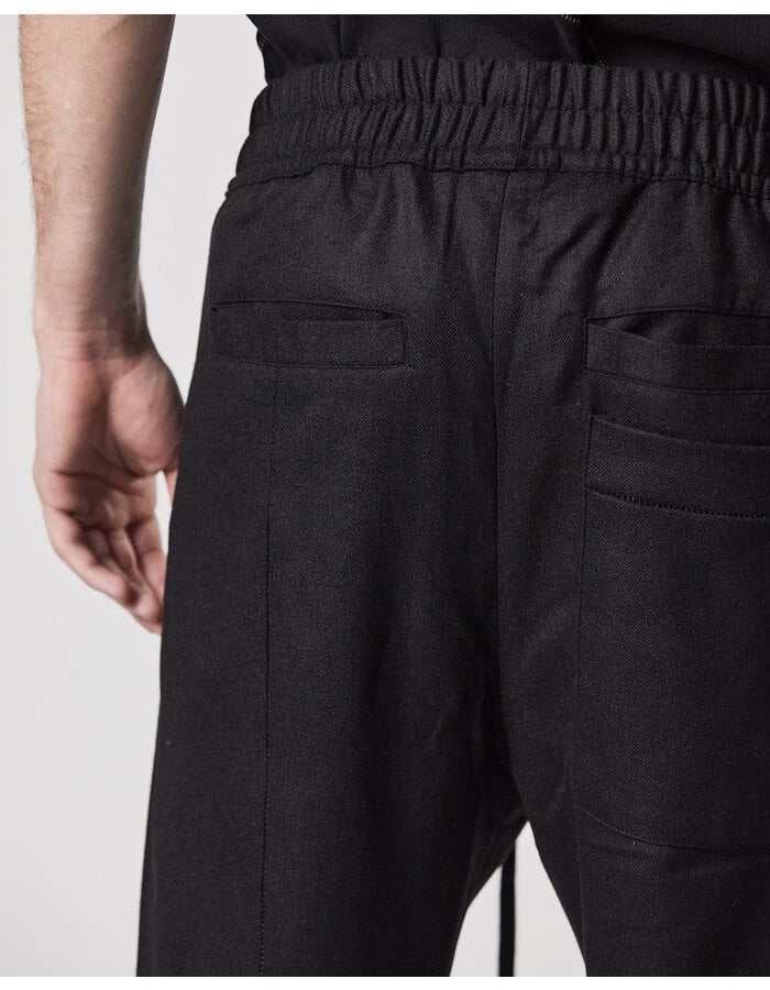 THOM KROM STRETCH WOOL CROPPED TROUSERS