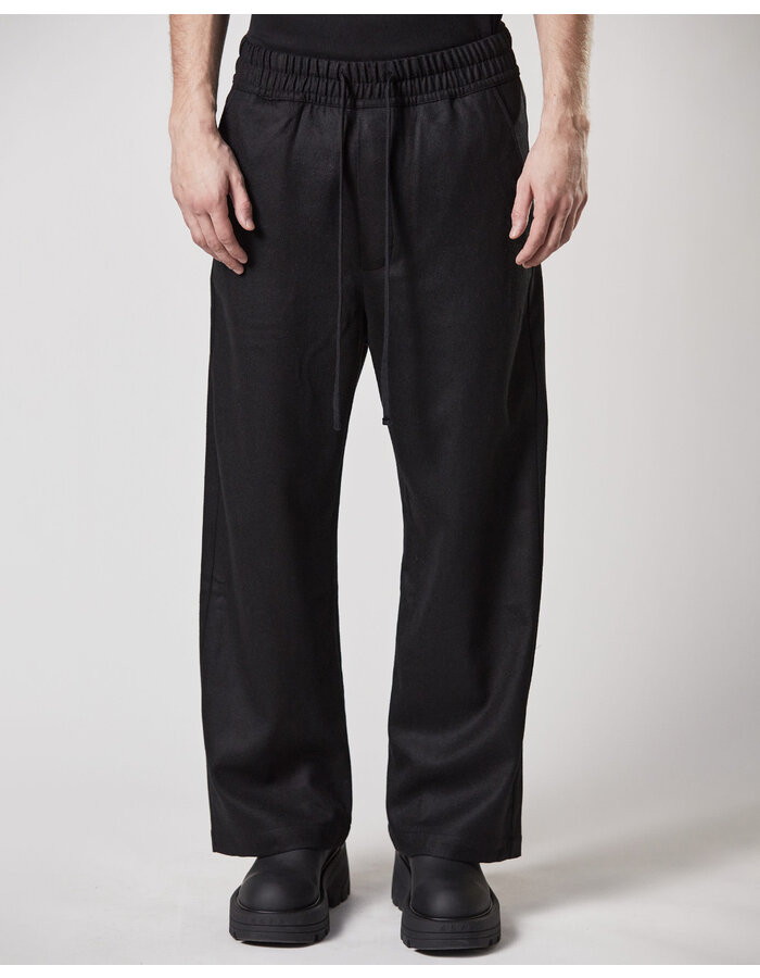THOM KROM STRETCH WOOL WIDE TROUSERS