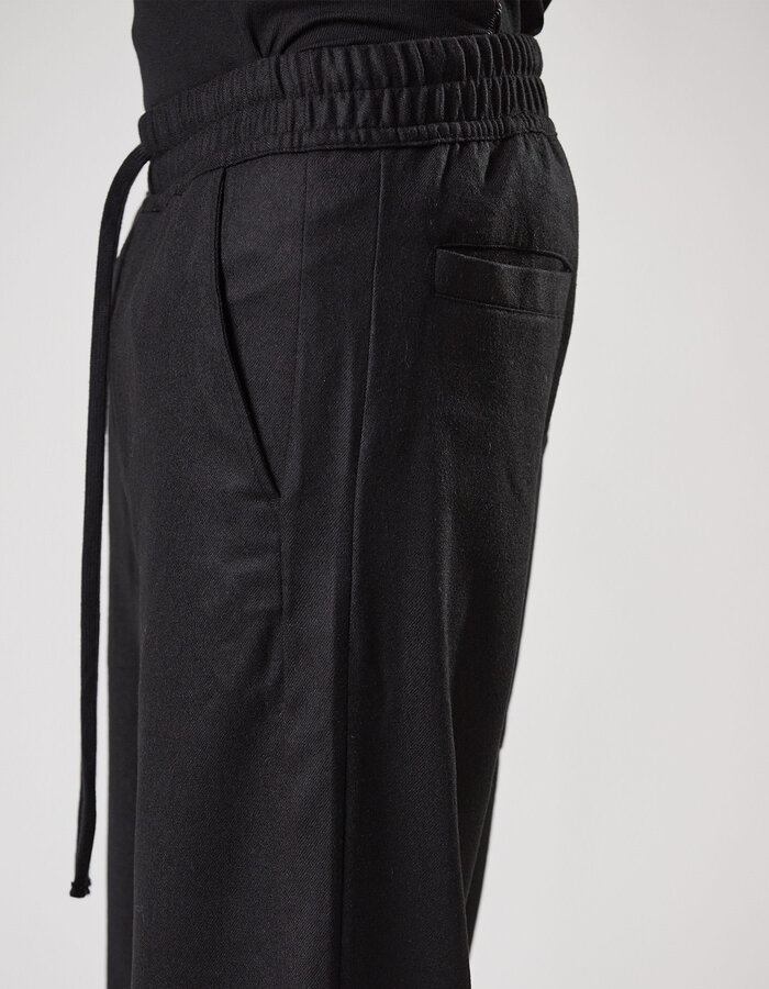THOM KROM STRETCH WOOL WIDE TROUSERS