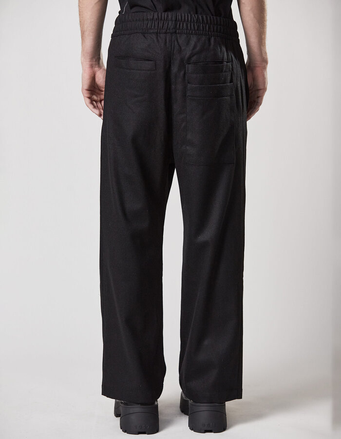 THOM KROM STRETCH WOOL WIDE TROUSERS