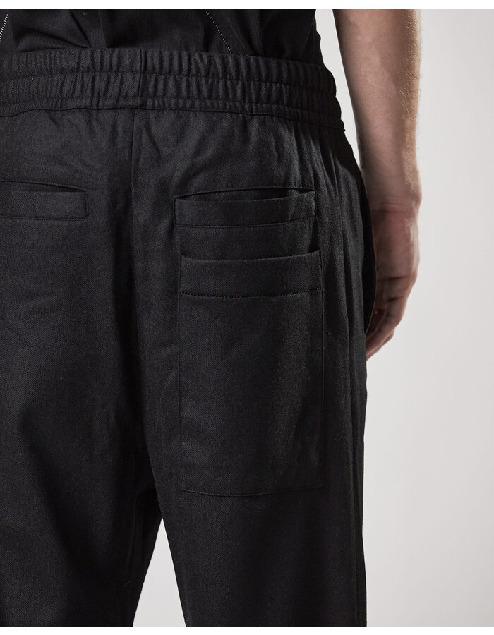 THOM KROM STRETCH WOOL WIDE TROUSERS