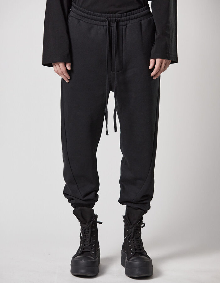 THOM KROM COTTON FLEECE SWEAT JOGGER WITH ELASTIC CUFF