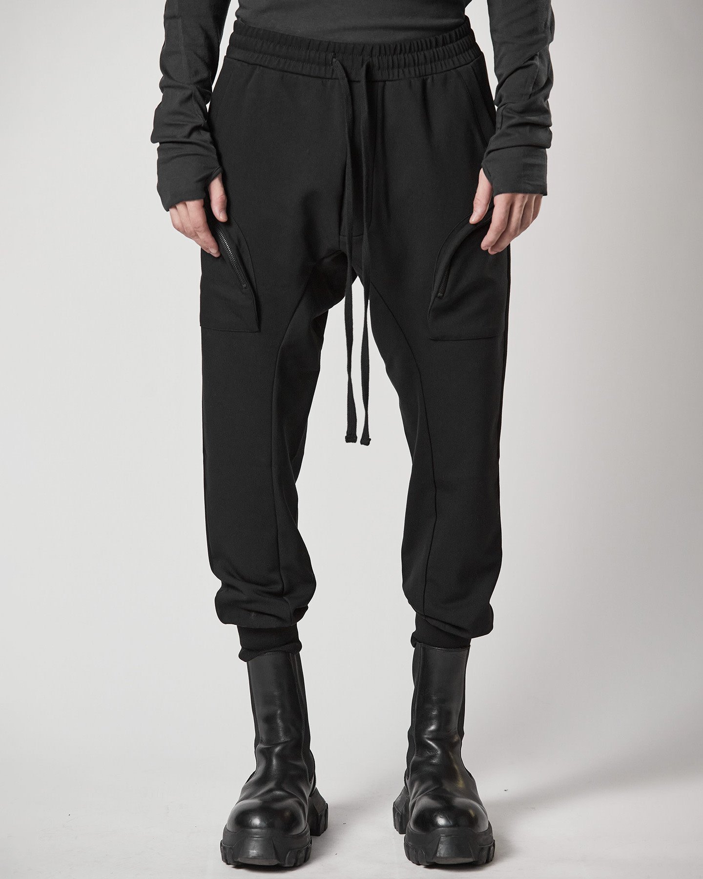 Curve Zip Pocket Fitted Cargo Jogger by Thom Krom Shop Untitled NYC Shop Untitled NYC