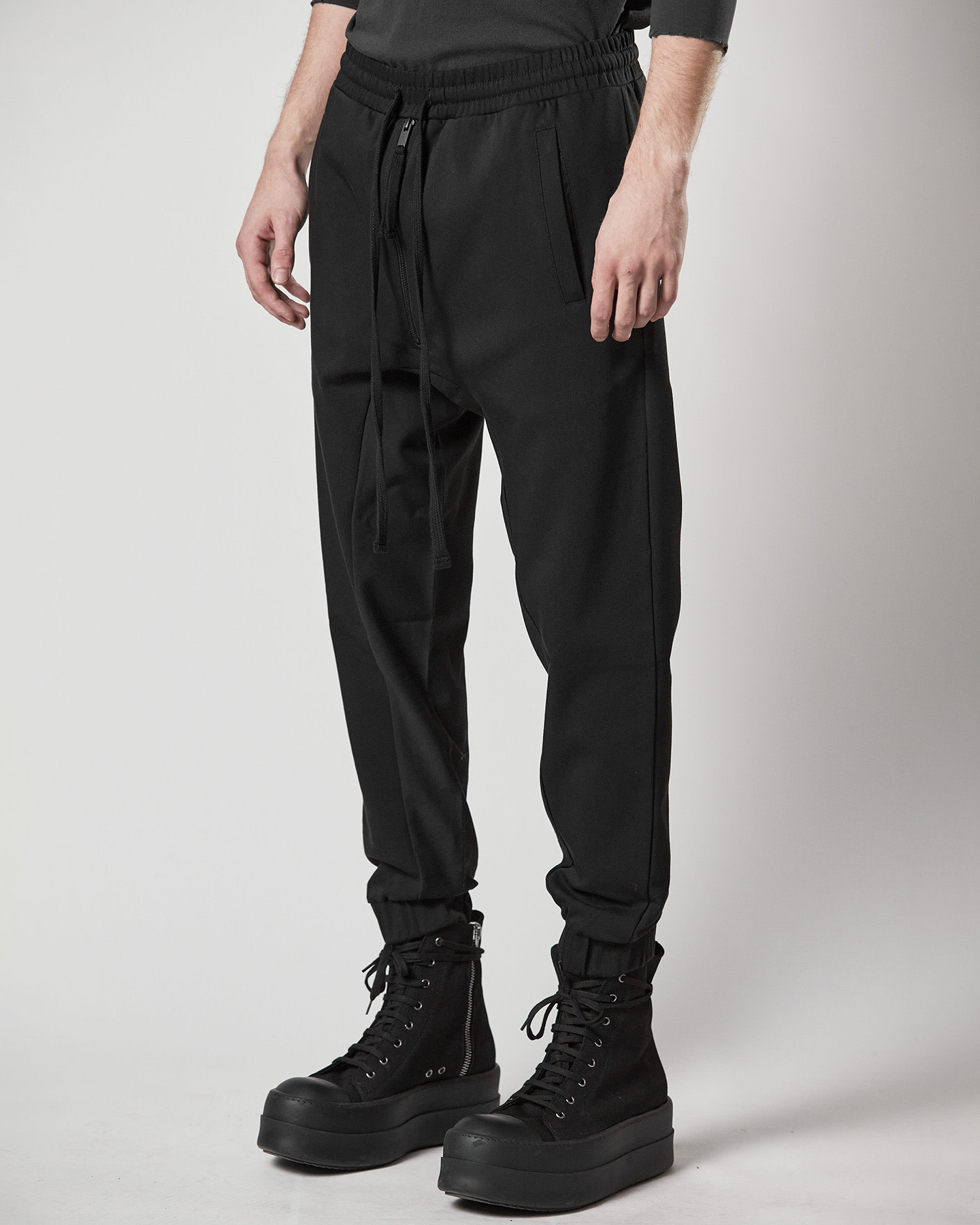 Zip Pocket Elastic Cuff Jogger by Thom Krom | Shop Untitled Zip Pocket Elastic Cuff Jogger by Thom Krom | Shop Untitled