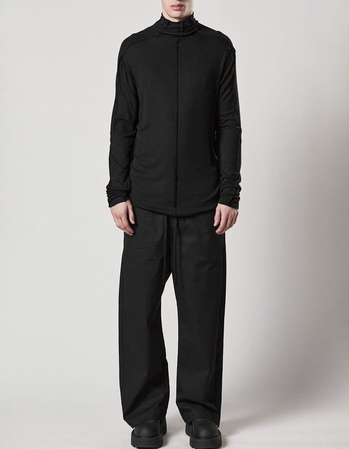 THOM KROM STRETCH VISCOSE TURTLENECK SWEATER