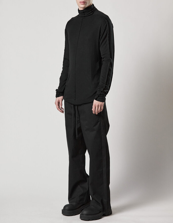 THOM KROM STRETCH VISCOSE TURTLENECK SWEATER