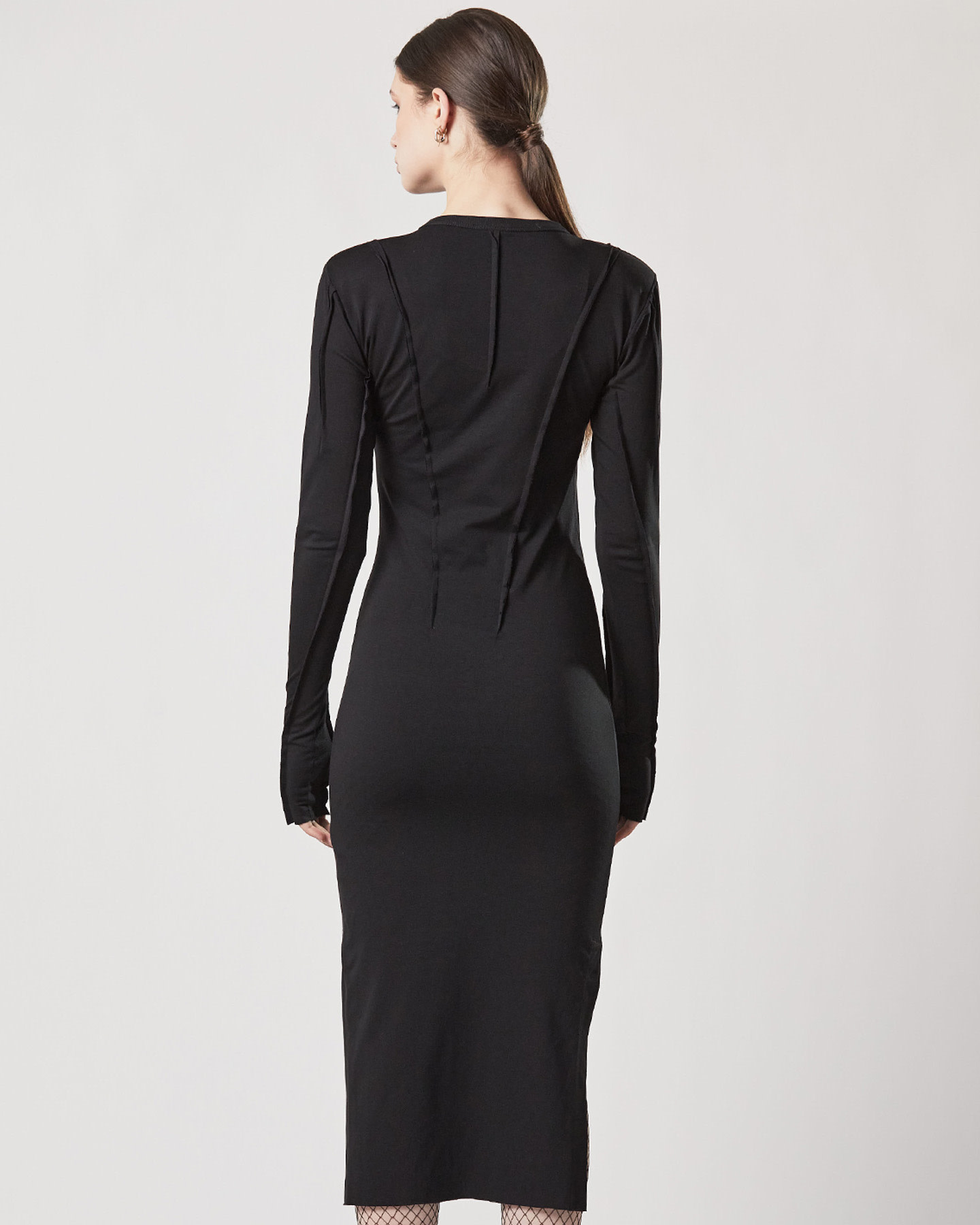 Cotton Modal Longsleeve Dress by Thom Krom | Shop Untitled Cotton Modal Longsleeve Dress by Thom Krom | Shop Untitled