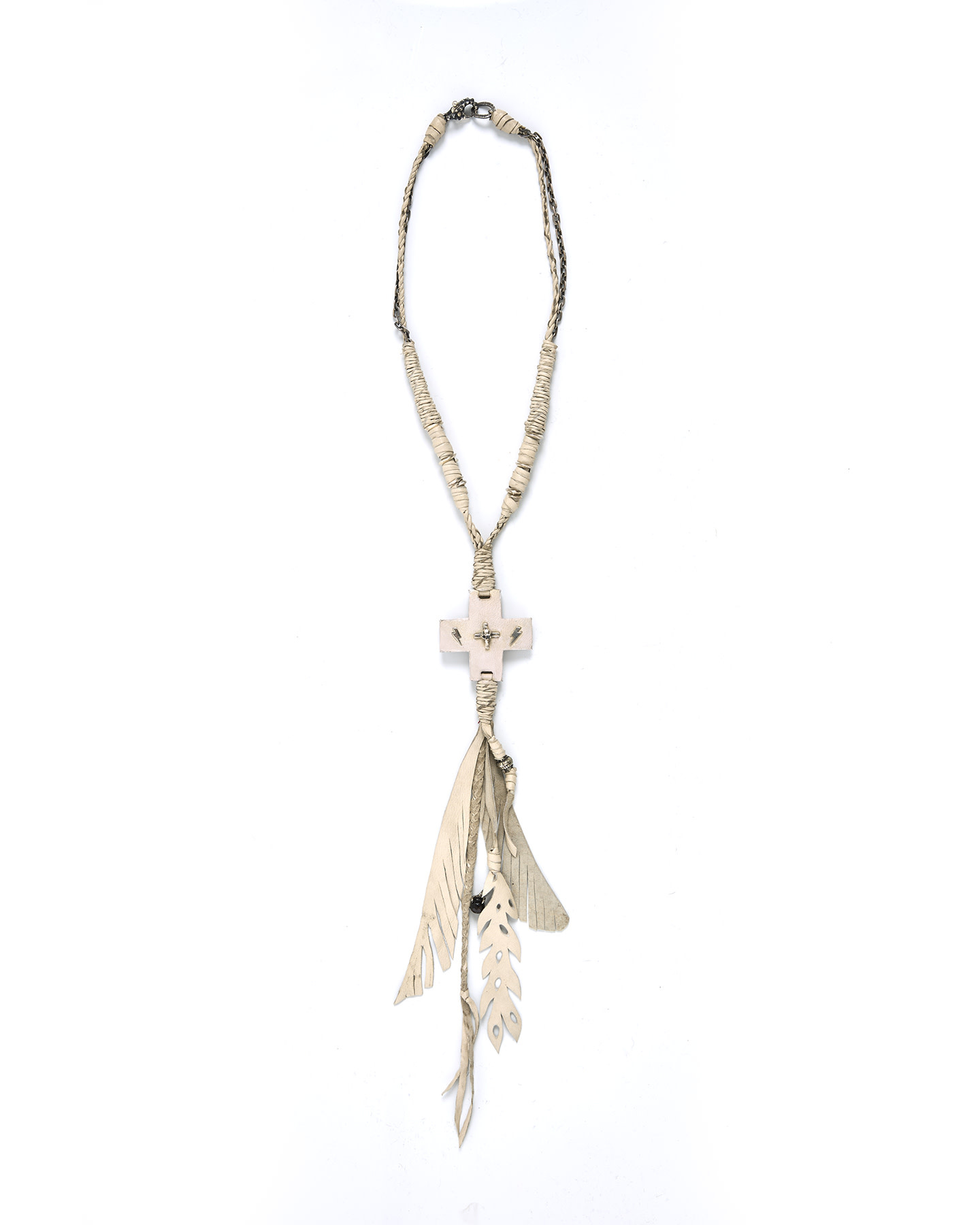 NECKLACE CRUX - DIRTY WHITE