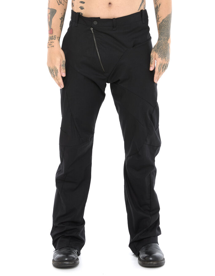 LEON EMANUEL BLANCK DISTORTION BOOTCUT PANTS - SOLID LINEN