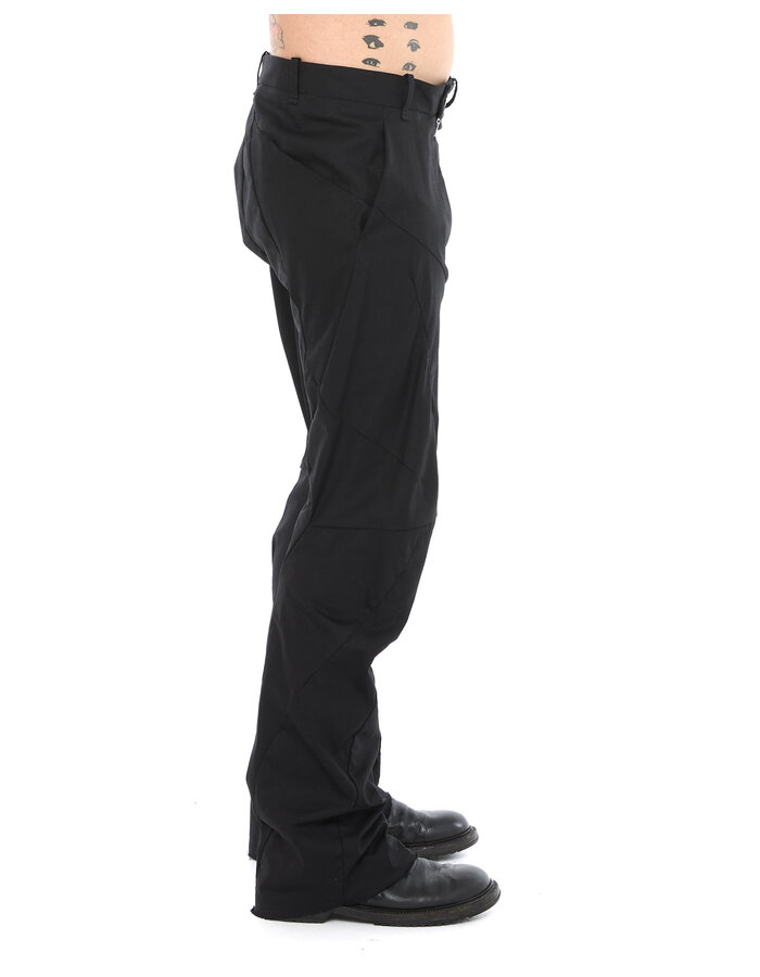 LEON EMANUEL BLANCK DISTORTION BOOTCUT PANTS - SOLID LINEN