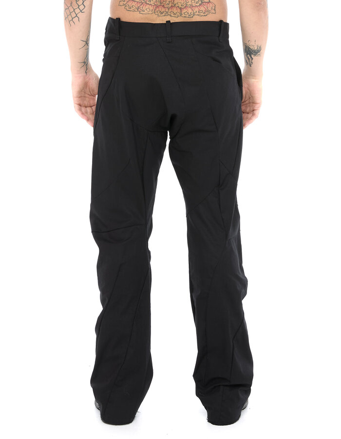 LEON EMANUEL BLANCK DISTORTION BOOTCUT PANTS - SOLID LINEN