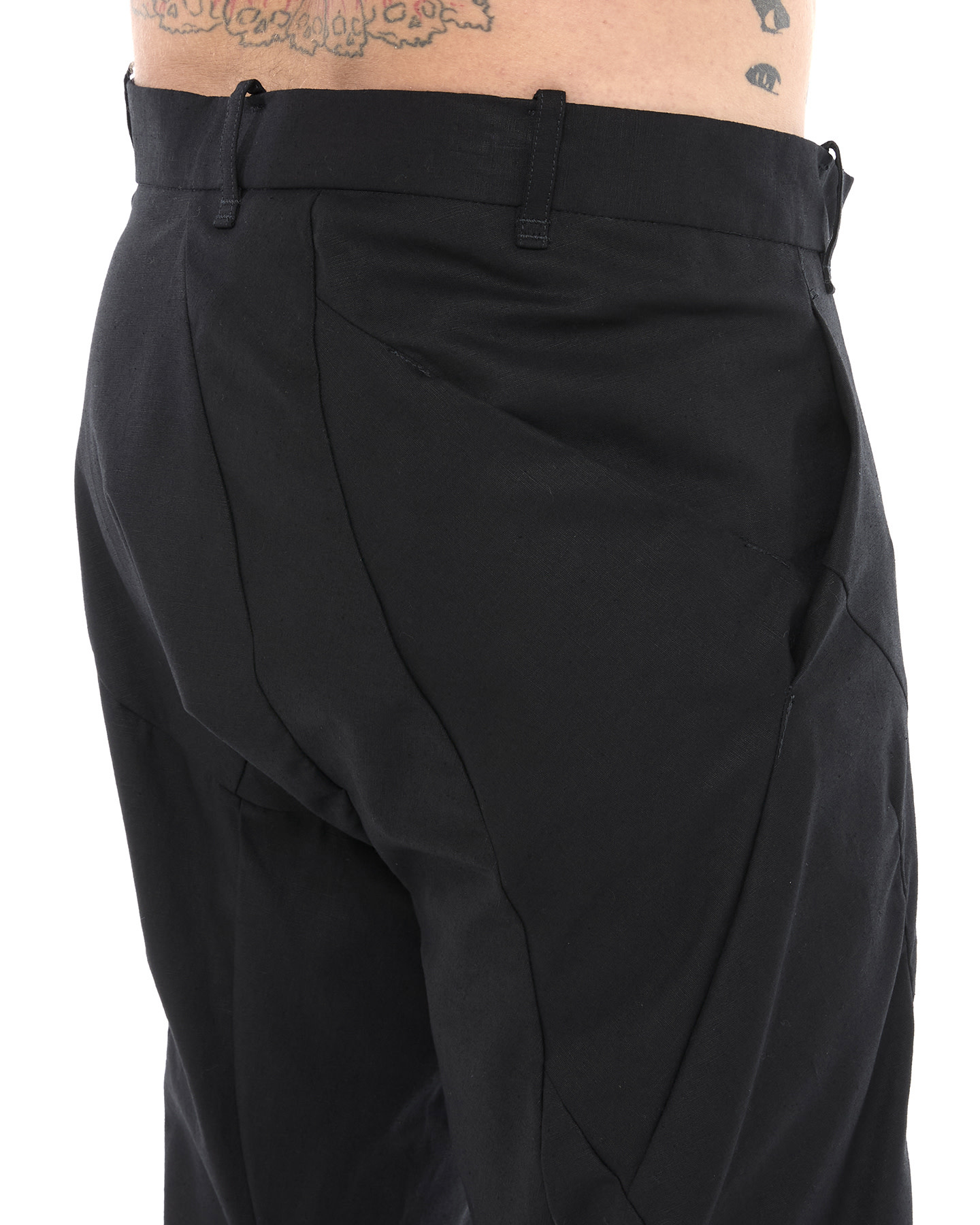 Distortion Bootcut Linen Pants by Leon Emanuel Blanck | Shop Distortion Bootcut Linen Pants by Leon Emanuel Blanck | Shop