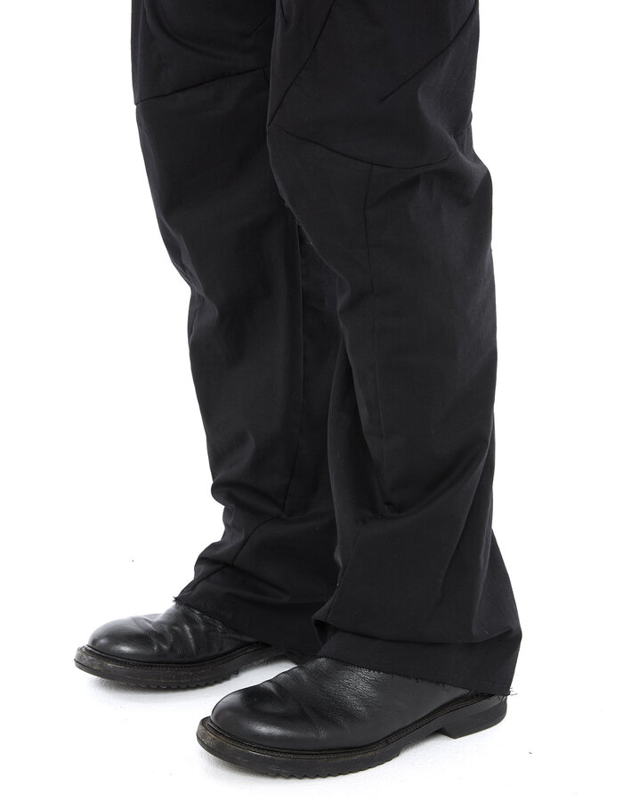 LEON EMANUEL BLANCK DISTORTION BOOTCUT PANTS - SOLID LINEN