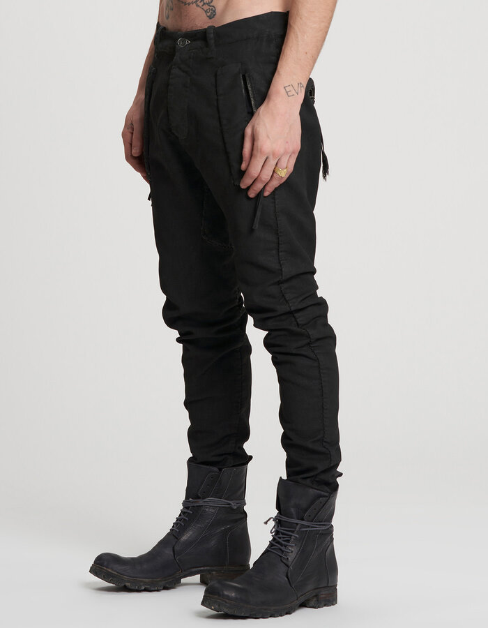 MASNADA SLIM ZIP WELT TROUSER