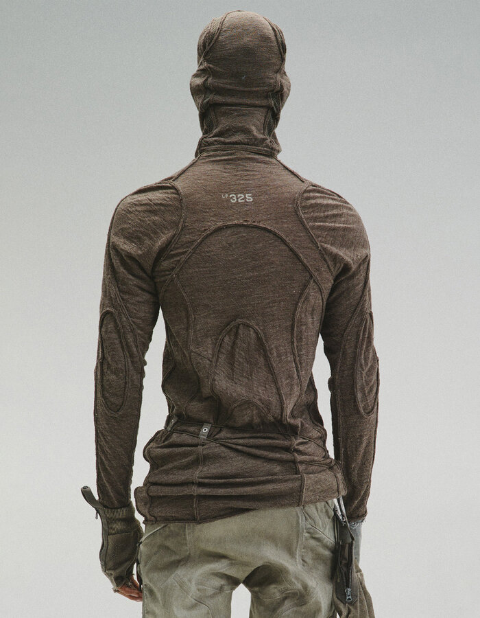 HAMCUS LPU / UNION STANDARD FRAYED-EDGE BODYSUIT - CROCODILE
