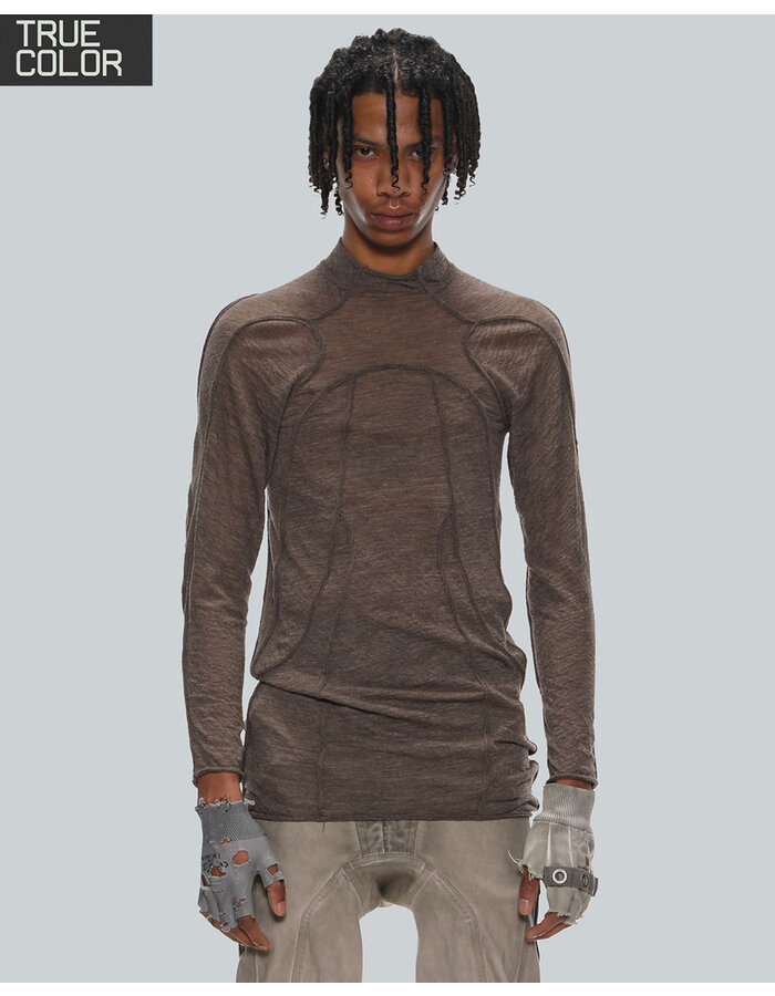 HAMCUS LPU / UNION STANDARD FRAYED-EDGE BODYSUIT - CROCODILE