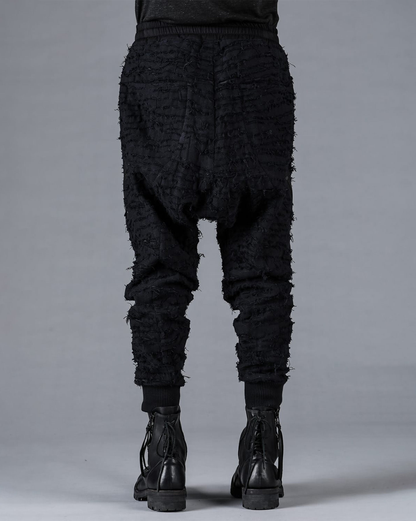 Cotton Viyella Damage Low Crotch Jogger by D. Hygen | Shop Cotton Viyella Damage Low Crotch Jogger by D. Hygen | Shop