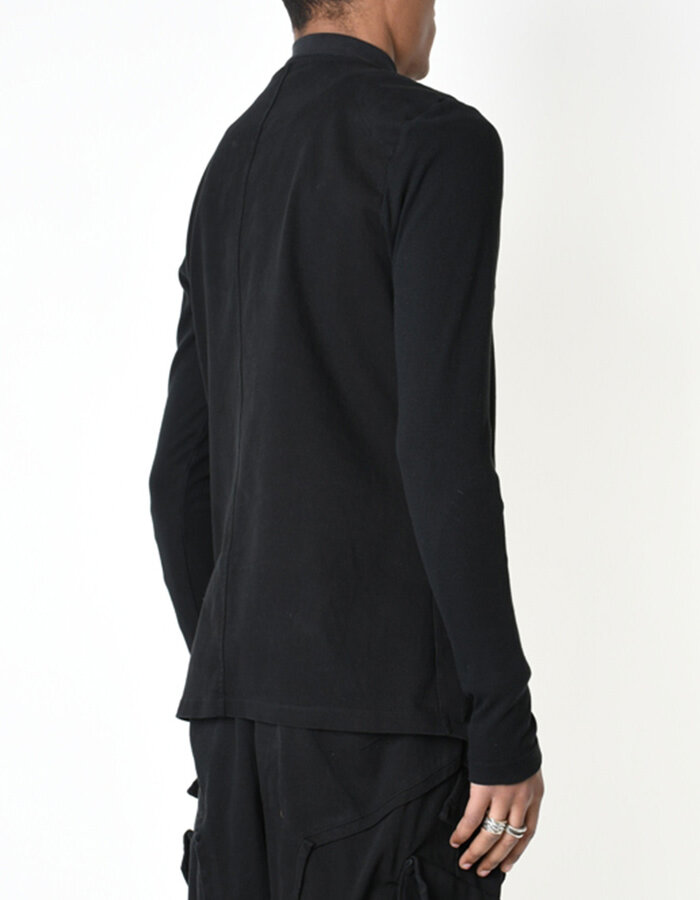 LA HAINE INSIDE US RIB ARM ASYMMETRIC DOUBLE BREASTED BLAZER