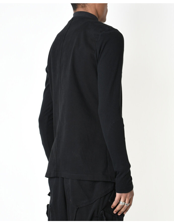 LA HAINE INSIDE US RIB ARM ASYMMETRIC DOUBLE BREASTED BLAZER