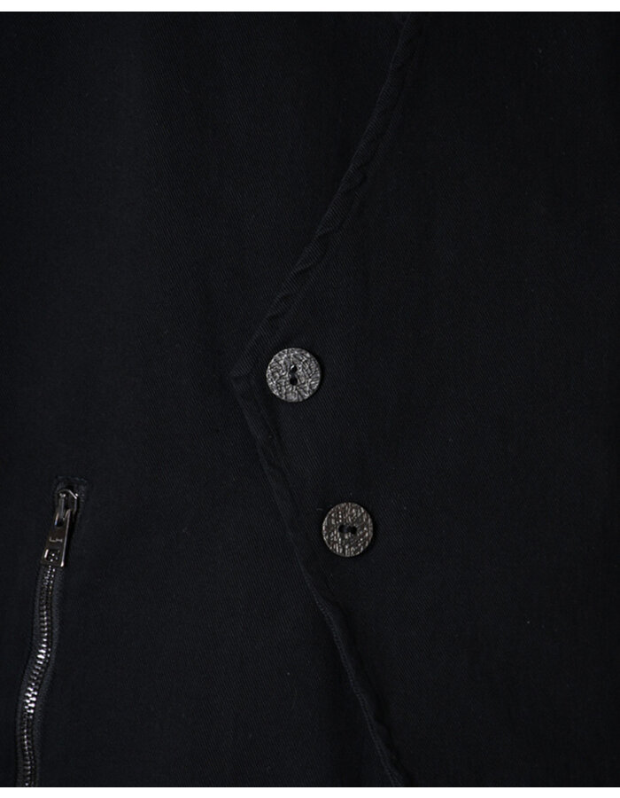LA HAINE INSIDE US RIB ARM ASYMMETRIC DOUBLE BREASTED BLAZER