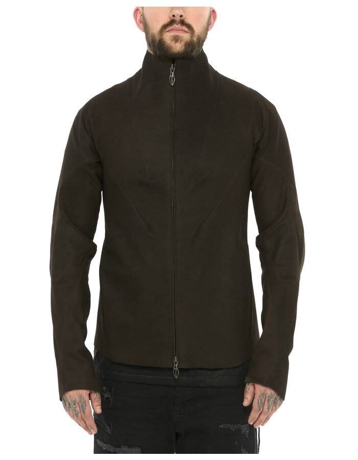 LEON EMANUEL BLANCK FORCED PERSPECTIVE AVIATOR JACKET - BUFFALO (ESPRESSO)