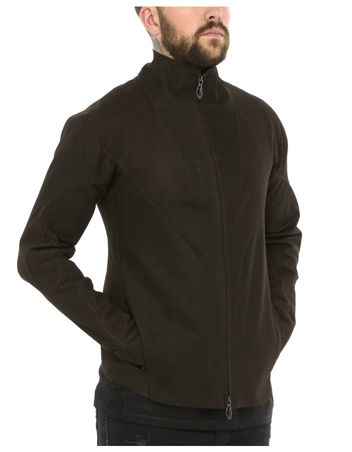 LEON EMANUEL BLANCK FORCED PERSPECTIVE AVIATOR JACKET - BUFFALO (ESPRESSO)