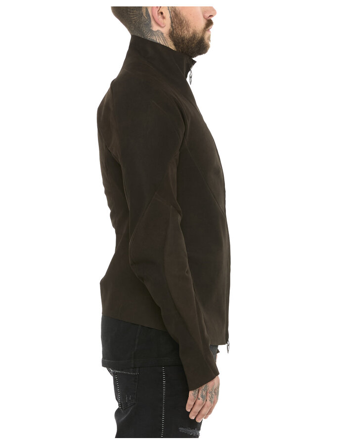 LEON EMANUEL BLANCK FORCED PERSPECTIVE AVIATOR JACKET - BUFFALO (ESPRESSO)