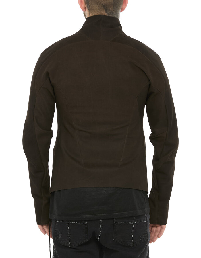 LEON EMANUEL BLANCK FORCED PERSPECTIVE AVIATOR JACKET - BUFFALO (ESPRESSO)