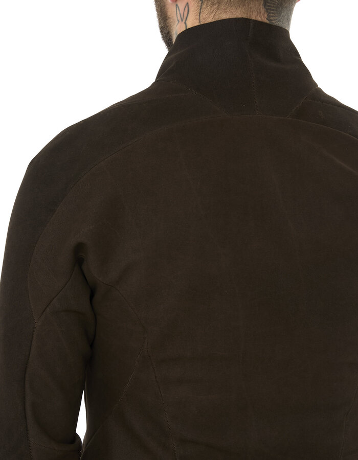 LEON EMANUEL BLANCK FORCED PERSPECTIVE AVIATOR JACKET - BUFFALO (ESPRESSO)