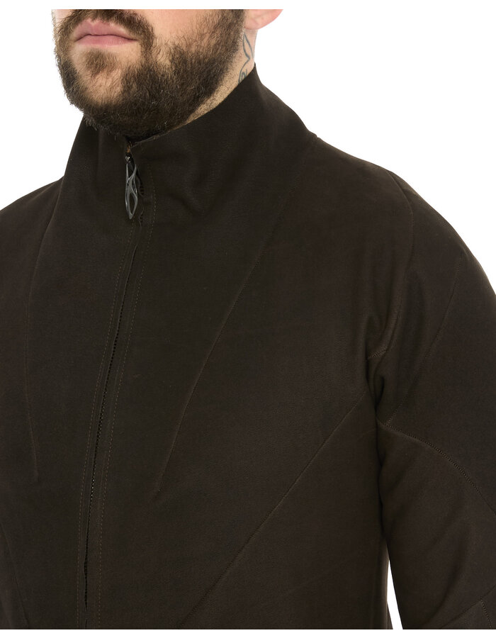 LEON EMANUEL BLANCK FORCED PERSPECTIVE AVIATOR JACKET - BUFFALO (ESPRESSO)