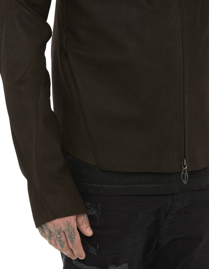 LEON EMANUEL BLANCK FORCED PERSPECTIVE AVIATOR JACKET - BUFFALO (ESPRESSO)