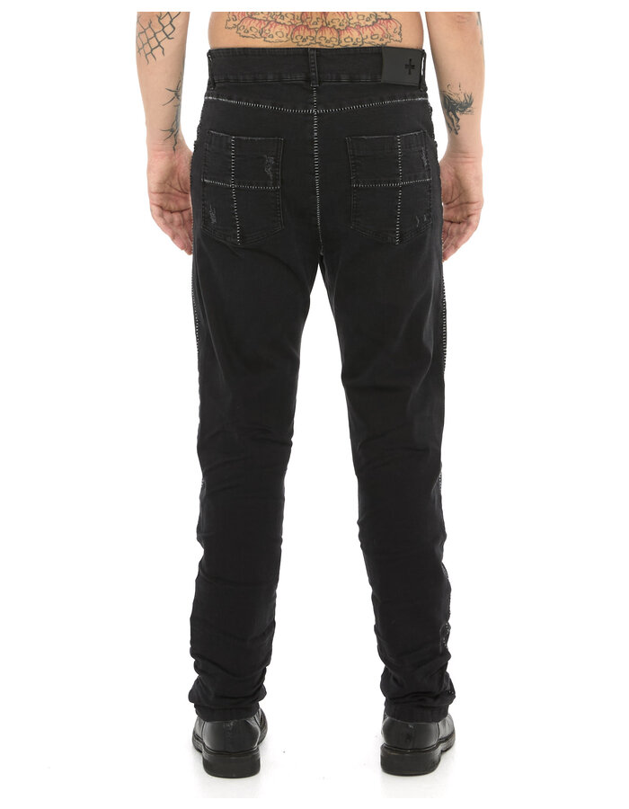 MD75 DISTRESSED STRAIGHT LEG JEANS