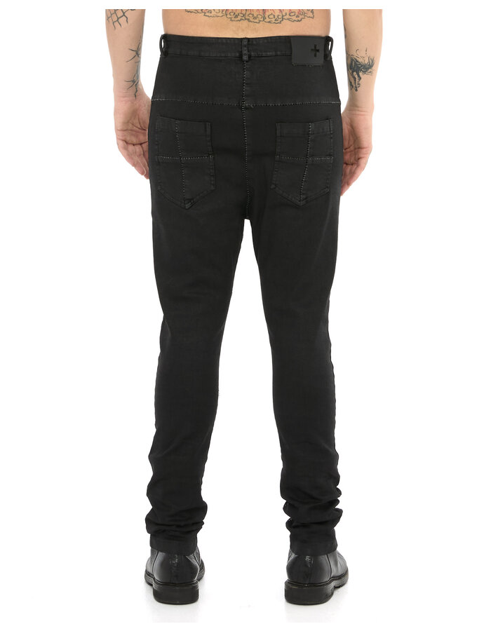 MD75 RESIN COATED STRETCH SLIM JEANS