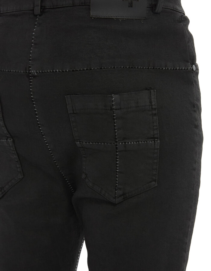 MD75 RESIN COATED STRETCH SLIM JEANS