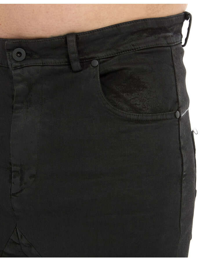 MD75 RESIN COATED STRETCH SLIM JEANS