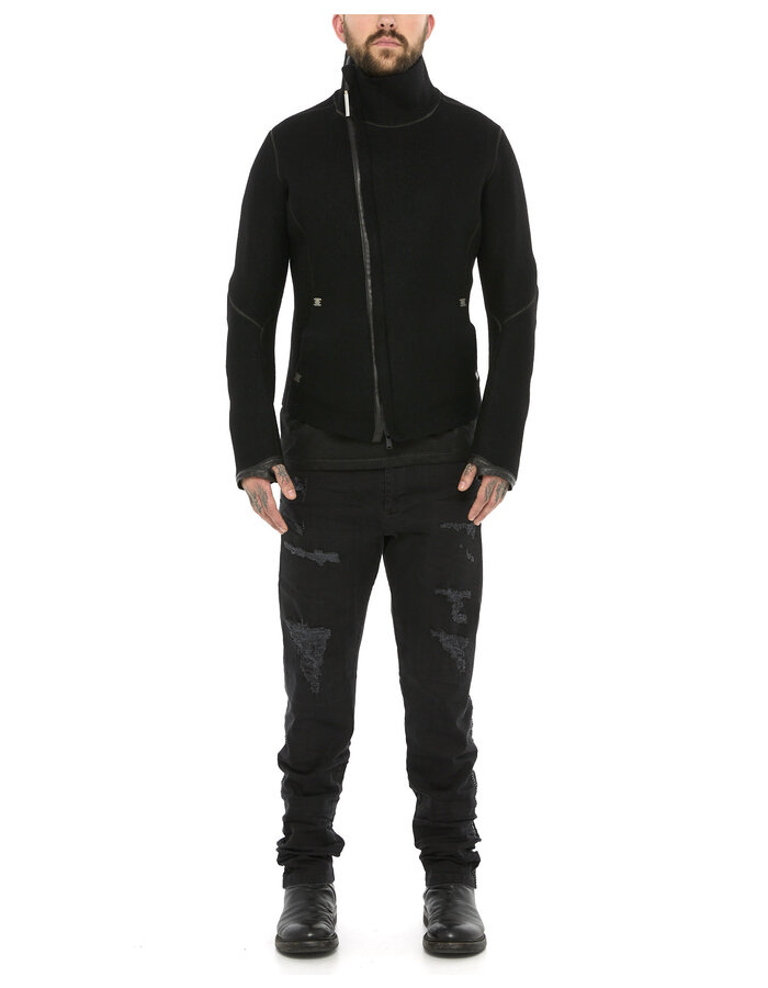 ISAAC SELLAM EXPERIENCE IMPARABLE BOILED WOOL JACKET