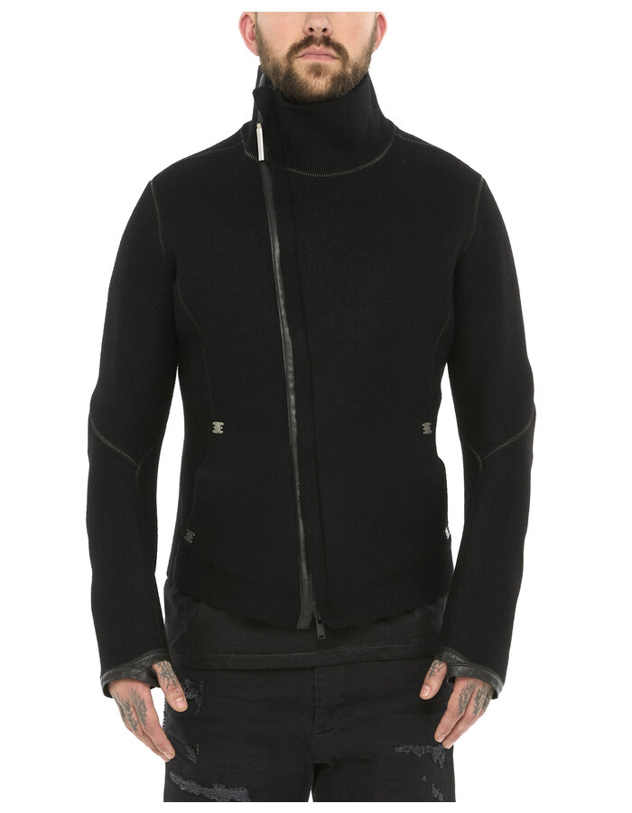 ISAAC SELLAM EXPERIENCE IMPARABLE BOILED WOOL JACKET