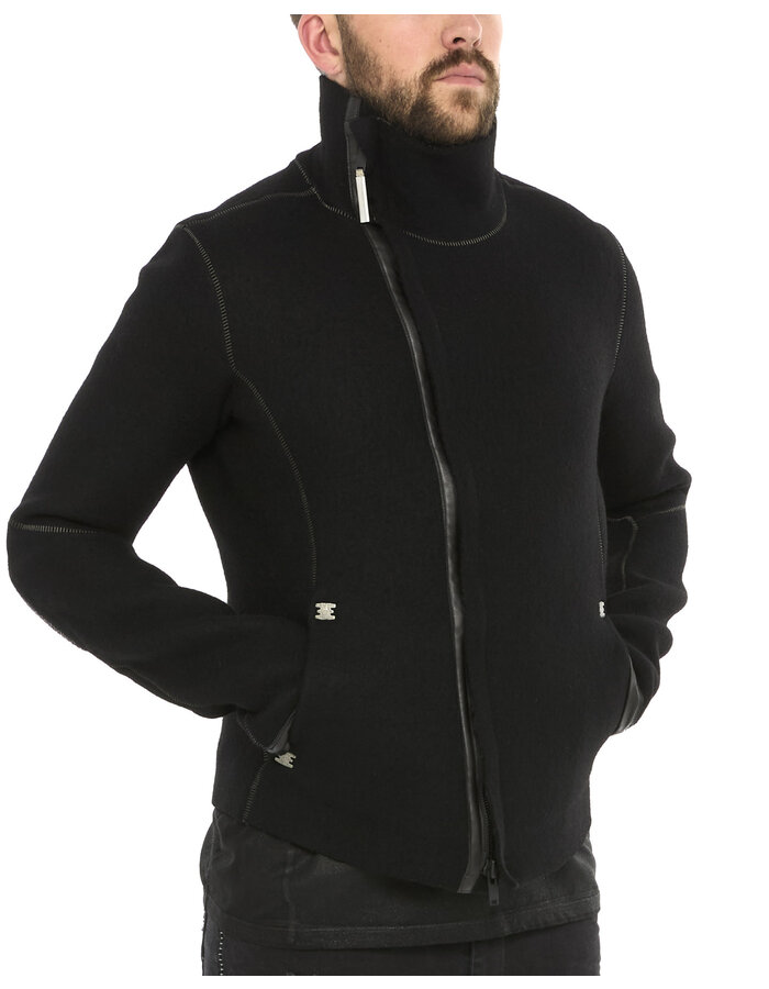 ISAAC SELLAM EXPERIENCE IMPARABLE BOILED WOOL JACKET