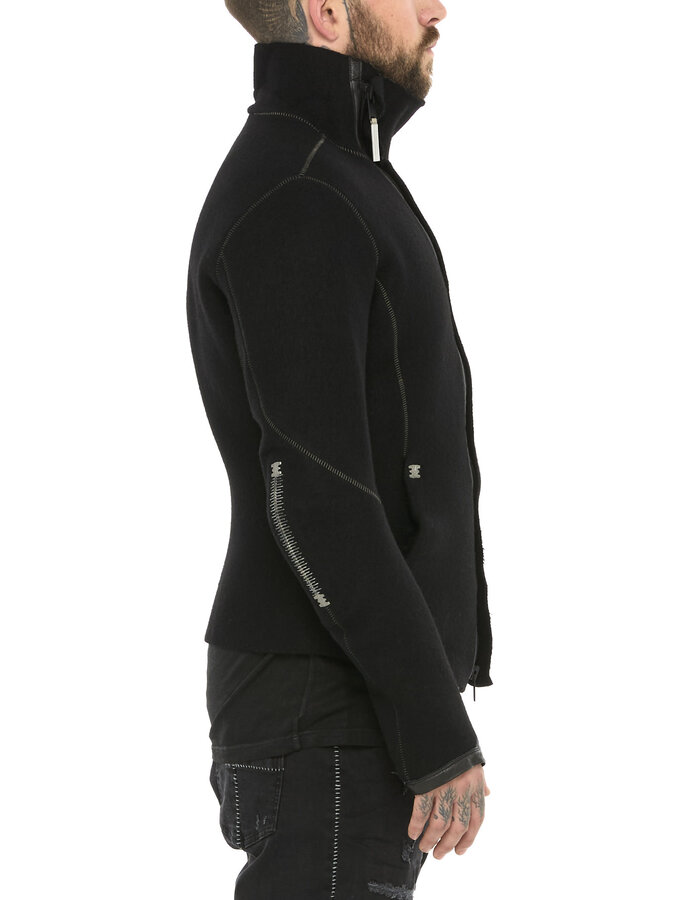 ISAAC SELLAM EXPERIENCE IMPARABLE BOILED WOOL JACKET
