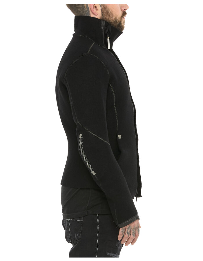 ISAAC SELLAM EXPERIENCE IMPARABLE BOILED WOOL JACKET