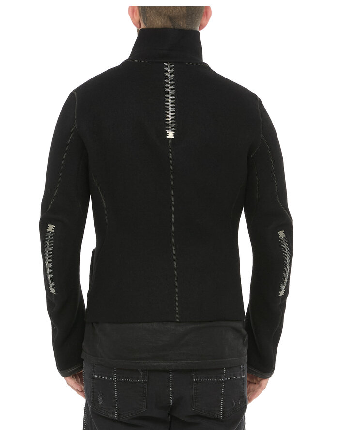 ISAAC SELLAM EXPERIENCE IMPARABLE BOILED WOOL JACKET