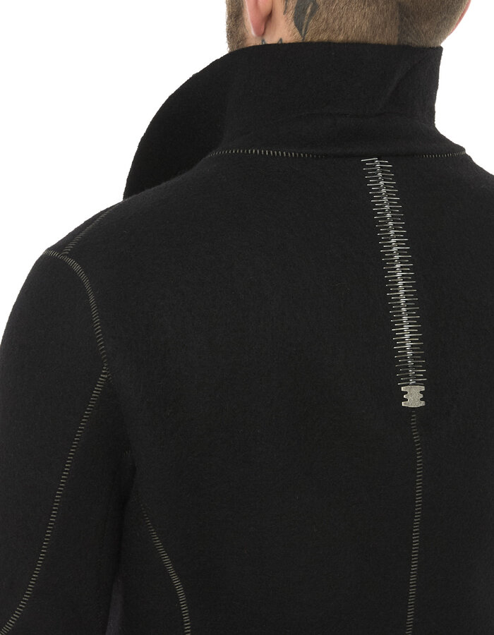 ISAAC SELLAM EXPERIENCE IMPARABLE BOILED WOOL JACKET