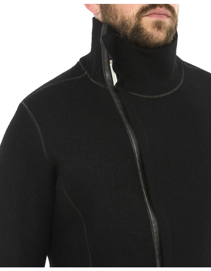 ISAAC SELLAM EXPERIENCE IMPARABLE BOILED WOOL JACKET