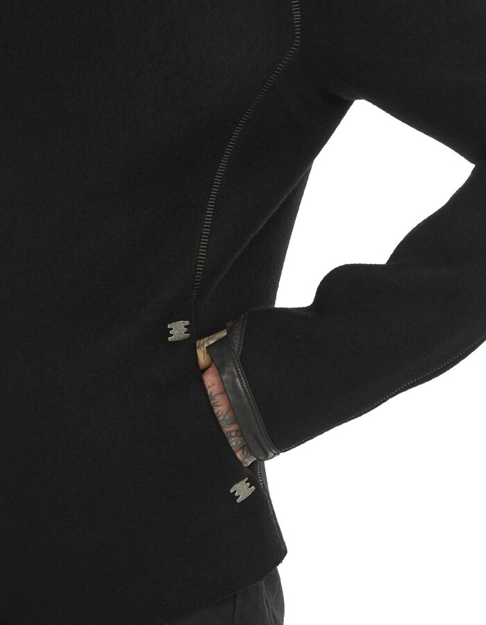 ISAAC SELLAM EXPERIENCE IMPARABLE BOILED WOOL JACKET