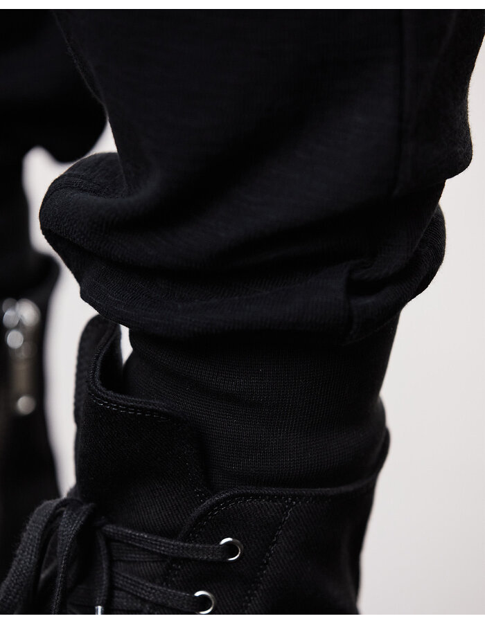 THOM KROM COTTON JOGGER WITH CONTRAST ZIP POCKETS - BLACK