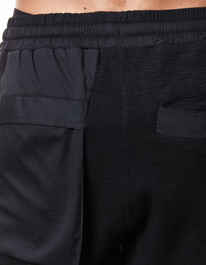 THOM KROM COTTON JOGGER WITH CONTRAST ZIP POCKETS - BLACK
