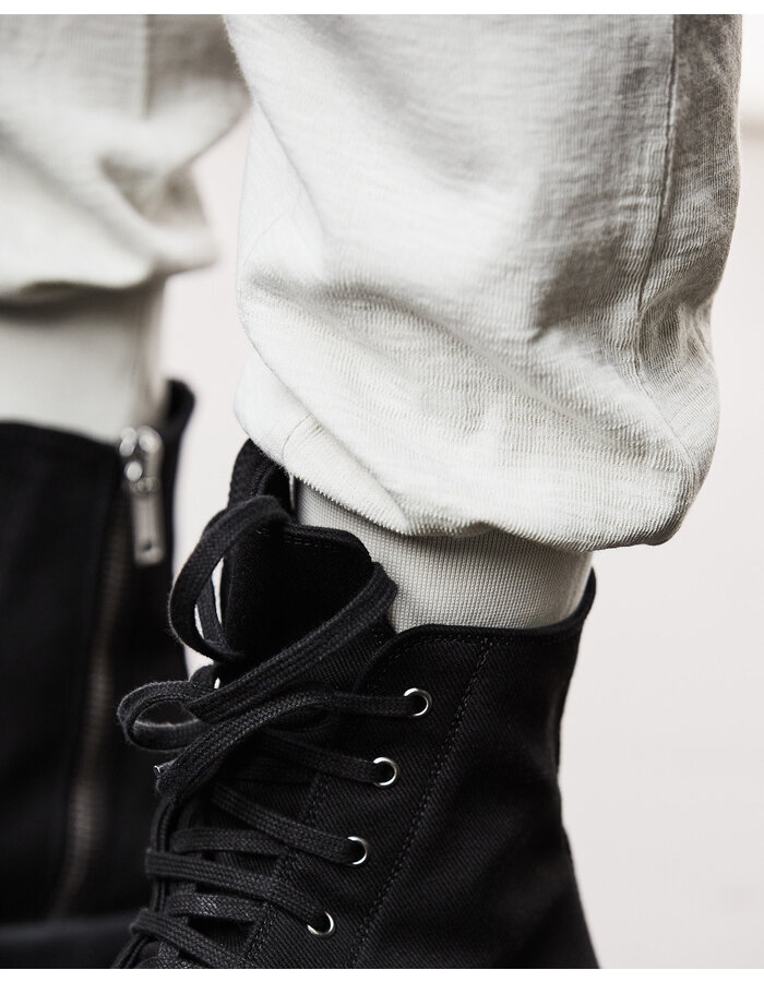 THOM KROM COTTON JOGGER WITH CONTRAST ZIP POCKETS - DUNE