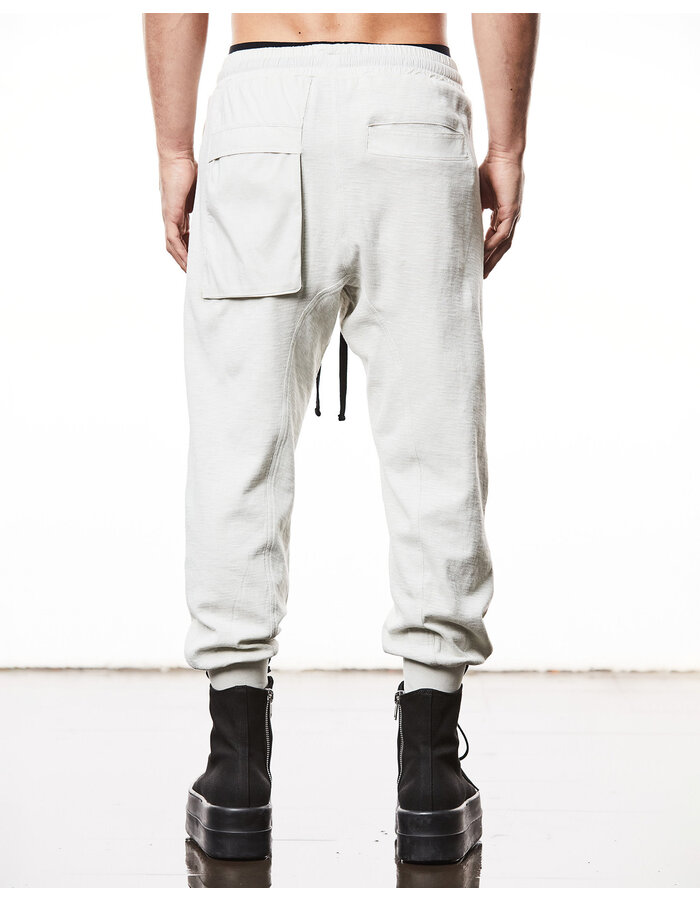 THOM KROM COTTON JOGGER WITH CONTRAST ZIP POCKETS - DUNE
