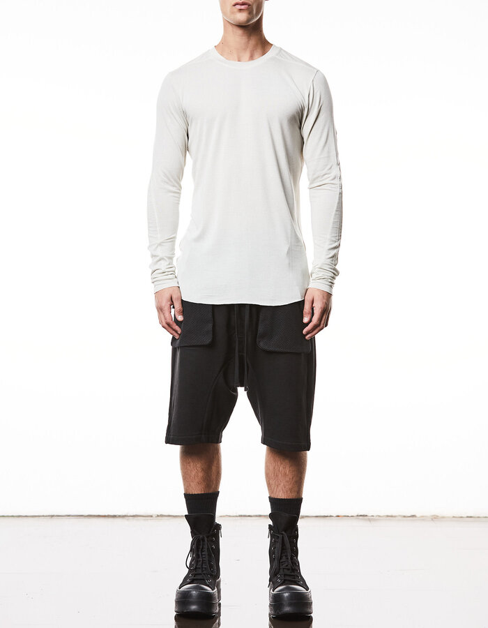 THOM KROM VORTEX VISCOSE FITTED LONG SLEEVE - DUNE